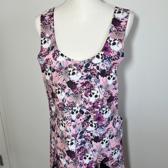 Skull,Skeleton,Halloween,Scary Apron,Criss Cross,w/pockets,reversible/2sided. - Picture 4 of 7